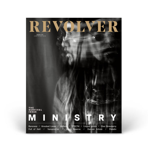 REVOLVER JUNE/JULY 2019 SURVIVAL ISSUE COVER 2 FEATURING MINISTRY