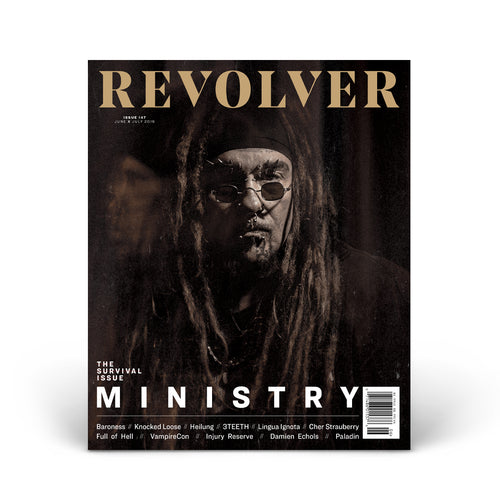 REVOLVER JUNE/JULY 2019 SURVIVAL ISSUE COVER 1 FEATURING MINISTRY