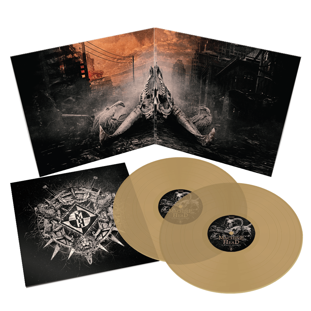 Machine Head 'Of Kingdom and Crown' 2LP - Beer Colored Wax Machine Head 'Of Kingdom and Crown' 2LP - Beer Colored Wax