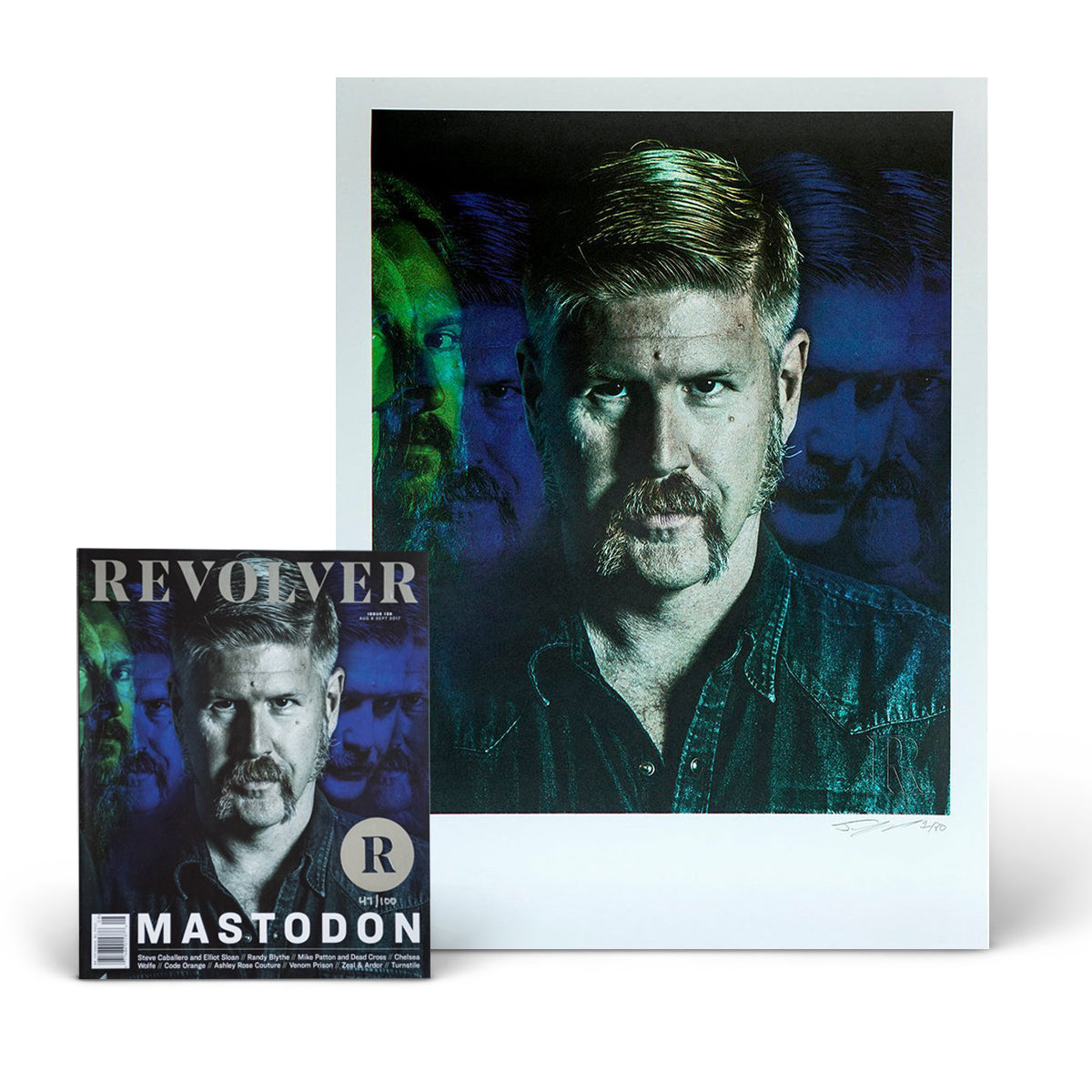 MASTODON MEGA SET - SILVER COLLECTOR’S EDITION FOUR-PACK + COLLECTOR’S EDITION 18 X 24 MASTODON PRINTS – 4 PRINT SET