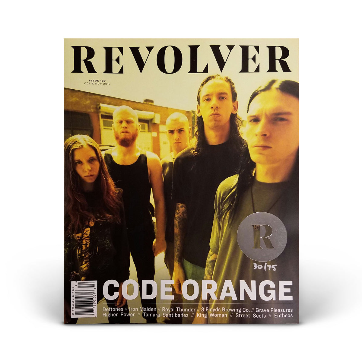 REVOLVER OCT/NOV 2017 ISSUE SILVER COLLECTOR'S EDITION FEATURING CODE ORANGE