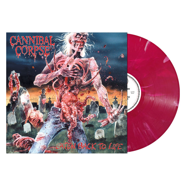 CANNIBAL CORPSE 'EATEN BACK TO LIFE' (Red Swirl Vinyl)