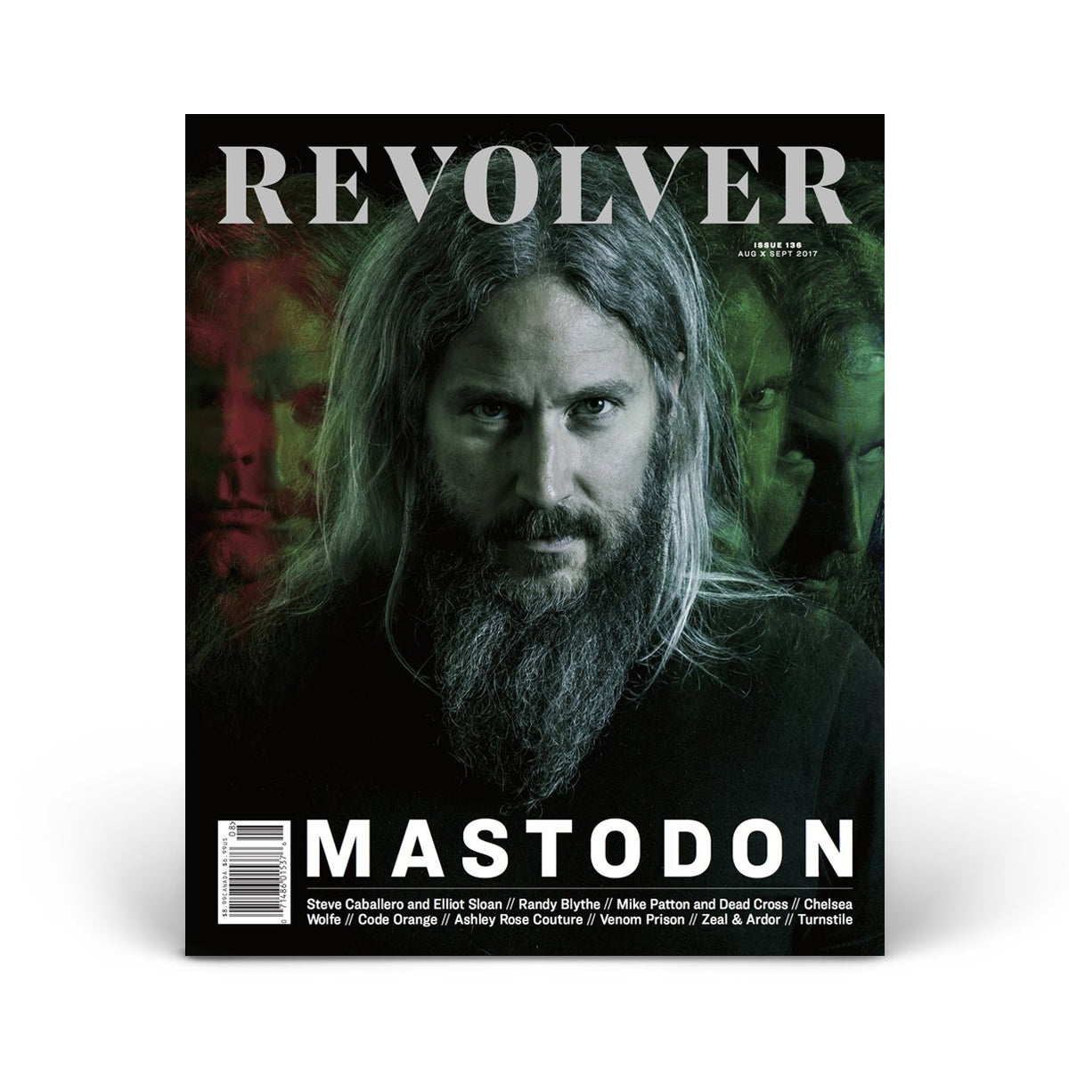 REVOLVER AUG/SEPT 2017 ISSUE SILVER COLLECTOR’S EDITION FEATURING MASTODON ONLY 200 MADE