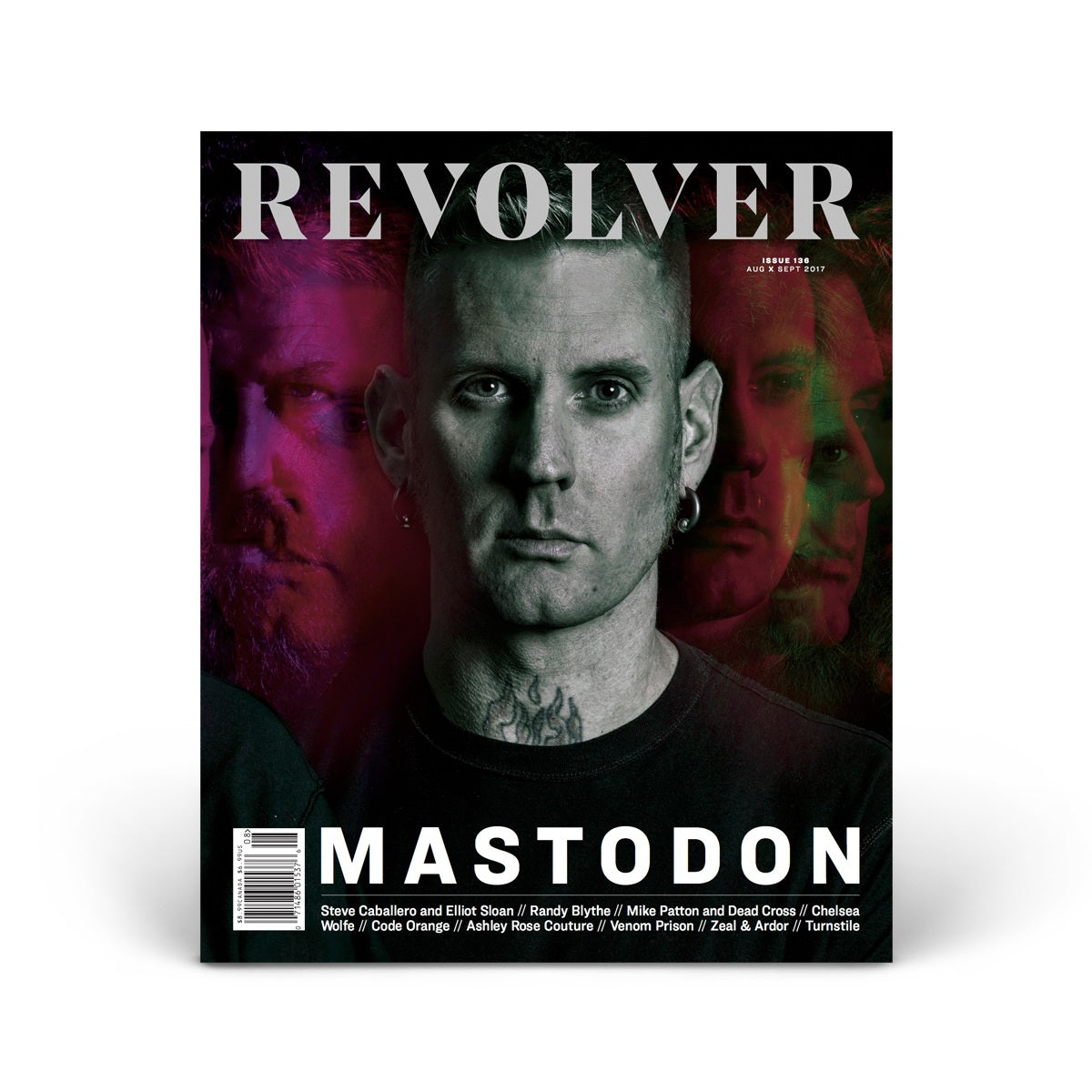 REVOLVER AUG/SEPT 2017 ISSUE SILVER COLLECTOR’S EDITION FEATURING MASTODON ONLY 200 MADE