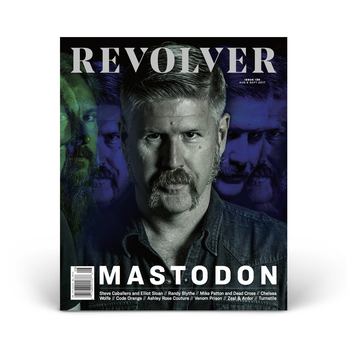 REVOLVER AUG/SEPT 2017 ISSUE SILVER COLLECTOR’S EDITION FEATURING MASTODON ONLY 200 MADE