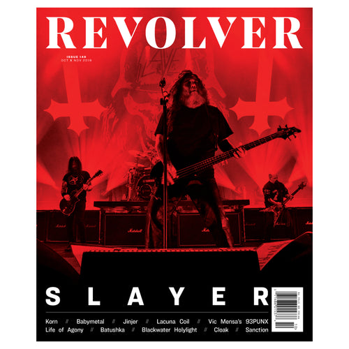 REVOLVER OCT/NOV 2019 ISSUE SILVER COLLECTOR’S EDITION FEATURING SLAYER ONLY 250 MADE
