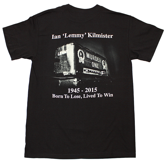 LEMMY KILMISTER 'LIVE TO WIN' T-SHIRT