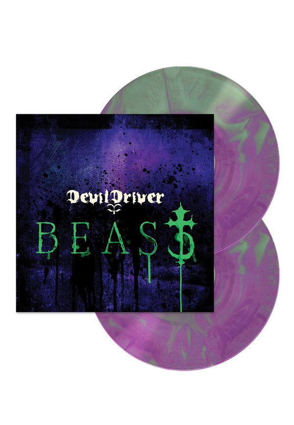 DEVILDRIVER 'BEAST' 2LP (Green/Purple Vinyl)