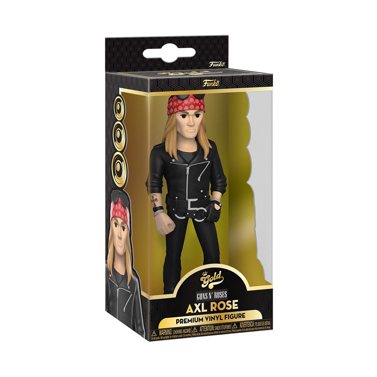 GUNS N ROSES AXL ROSE FUNKO GOLD 5" FIGURE (Chance of Chase)