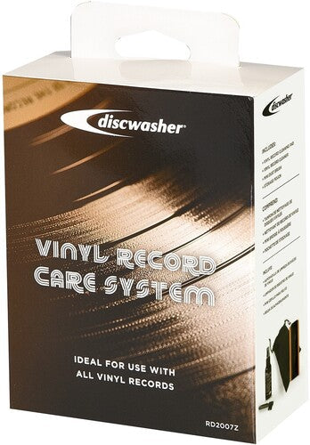 DISCWASHER - RECORD CARE SYSTEM WITH BRUSH AND FLUID GIFT BOX
