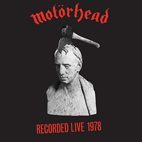 MOTORHEAD 'WHAT'S WORDS WORTH' LP (Red Lobster Vinyl Import)