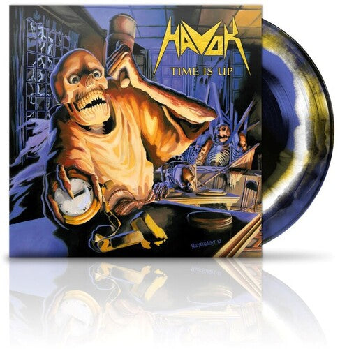 HAVOK 'TIME IS UP' LP (Black/Blue/White/Yellow Vinyl)