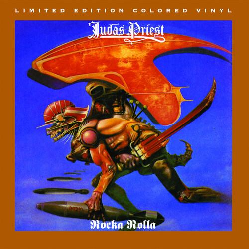 JUDAS PRIEST 'ROCKA ROLLA' LP (Translucent Grape, Opaque Black, & White Splatter Vinyl)