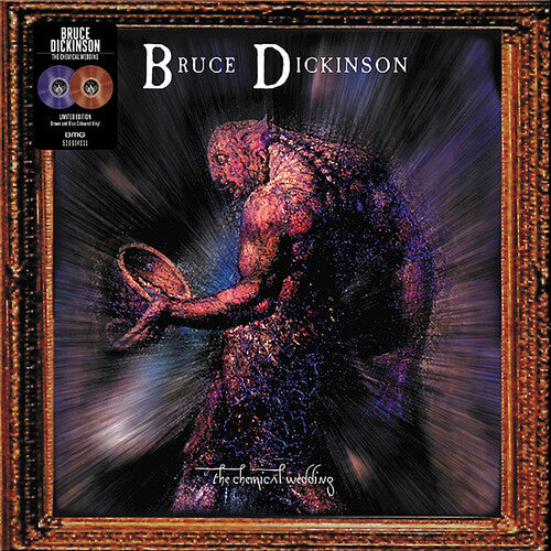BRUCE DICKINSON 'THE CHEMICAL WEDDING' BROWN/BLUE VINYL LP