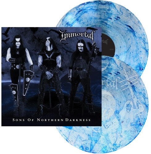 IMMORTAL 'SONS OF NORTHERN DARKNESS' 2LP (Clear & Blue Swirl Vinyl)
