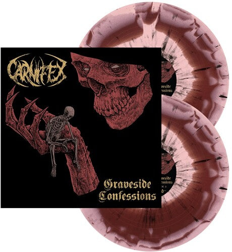 CARNIFEX 'GRAVESIDE CONFESSIONS' 2LP (Red/Pink Swirl Black Splatter Vinyl)