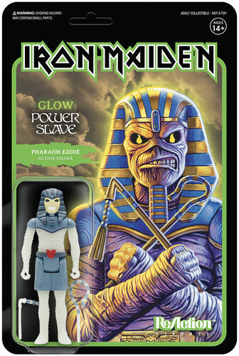 IRON MAIDEN REACTION FIGURE WAVE 1 - PHAROAH EDDIE (GLOW)