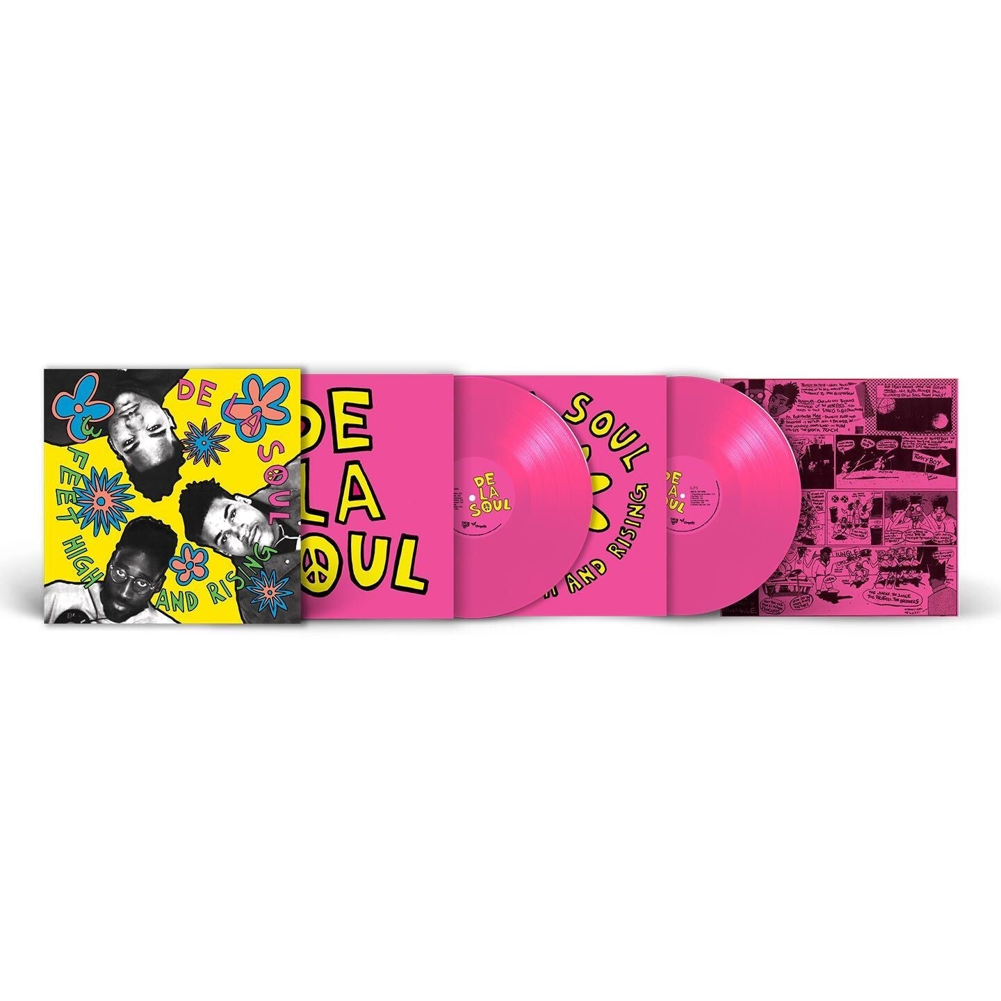 DE LA SOUL '3 FEET HIGH AND RISING' 2LP (Magenta Vinyl)