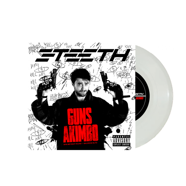 3TEETH 'GUNS AKIMBO' LIMITED-EDITION WHITE 7" VINYL— ONLY 200 MADE