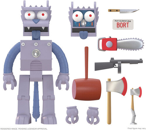SIMPSONS ULTIMATES! WAVE 1 - ROBOT SCRATCHY FIGURE
