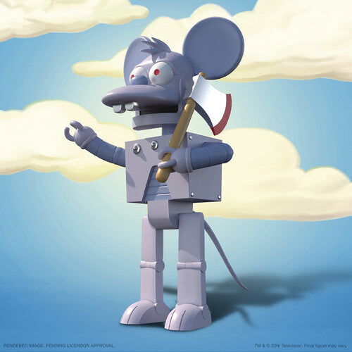 SIMPSONS ULTIMATES! WAVE 1 - ROBOT ITCHY FIGURE
