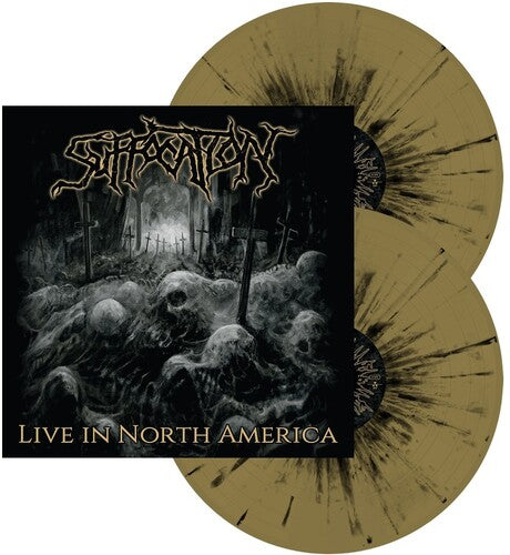 SUFFOCATION 'LIVE IN NORTH AMERICA' 2LP (Gold & Black Splatter Vinyl)