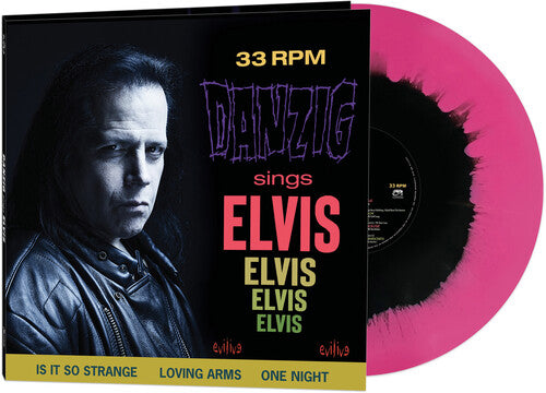 DANZIG 'SINGS ELVIS' LP (Pink & Black Haze Vinyl)