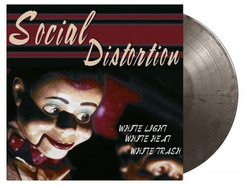 SOCIAL DISTORTION 'WHITE LIGHT WHITE HEAT WHITE TRASH' LP (Import, Silver, Black Marble Vinyl)