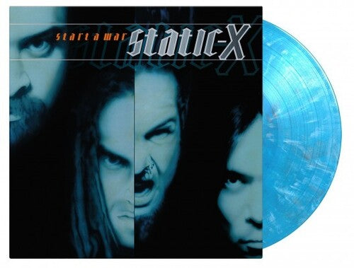 STATIC-X 'START A WAR' LP (Translucent Blue, Solid White & Black Marble Vinyl)