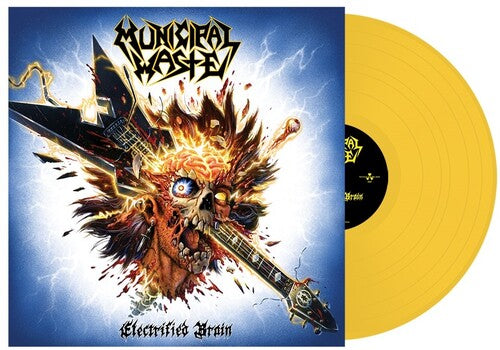 MUNICIPAL WASTE 'ELECTRIFIED BRAIN' LP (Yellow Vinyl)