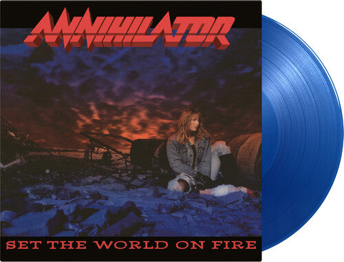 ANNIHILATOR 'SET THE WORLD ON FIRE' LP (Limited Translucent Blue Vinyl, Import)