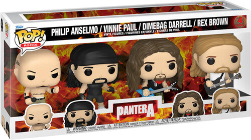 PANTERA 4 PACK SET FUNKO POP! ROCKS FIGURE