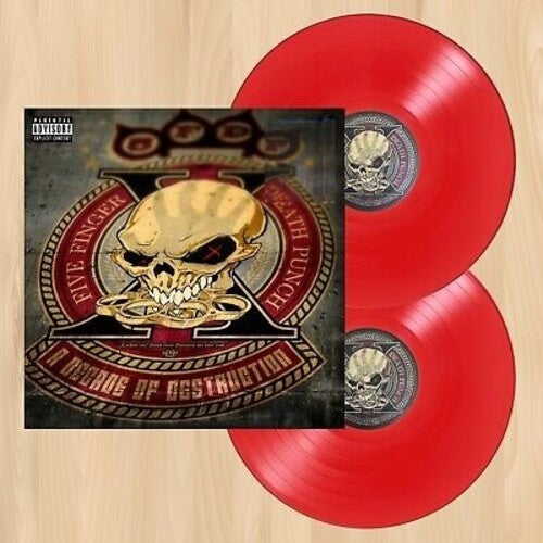 FIVE FINGER DEATH PUNCH 'A DECADE OF DESTRUCTION' 2LP (Crimson Red Vinyl)