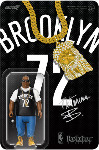 NOTORIOUS B.I.G. REACTION FIGURE - BIGGIE BROOKLYN JERSEY