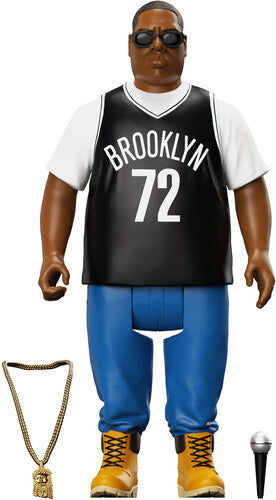 NOTORIOUS B.I.G. REACTION FIGURE - BIGGIE BROOKLYN JERSEY