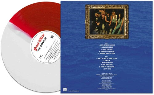 GREAT WHITE 'RECOVER' LP (Red & White Splatter Vinyl)