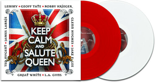 VARIOUS ARTISTS 'KEEP CALM & SALUTE QUEEN' 2LP (Red & White Vinyl)