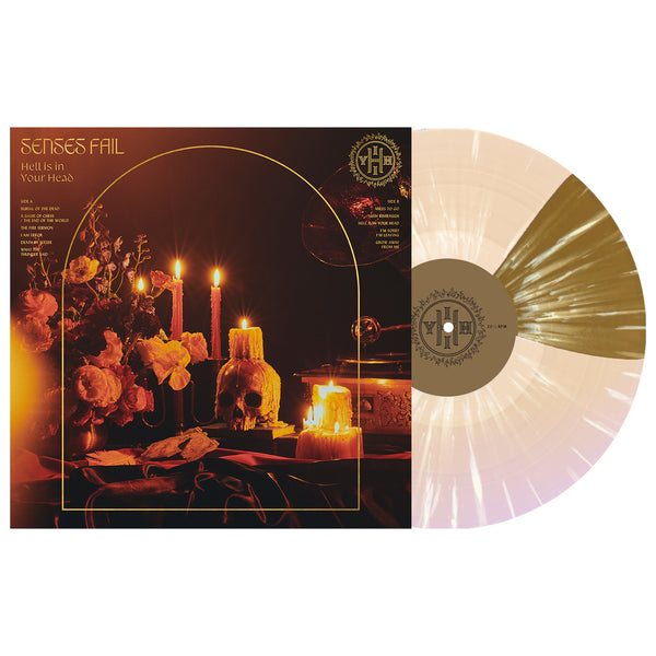 SENSES FAIL 'HELL IS IN YOUR HEAD' LP (Limited Edition, Beer & Gold Butterfly Vinyl)