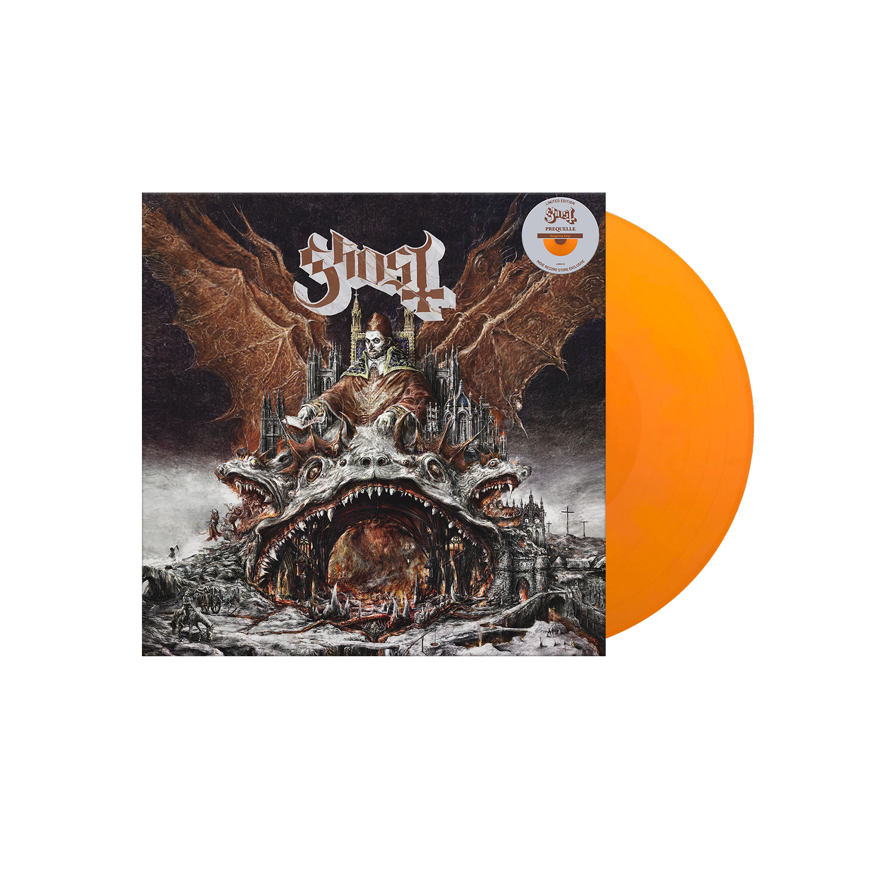 GHOST 'PREQUELLE' LP (Limited Edition, Tangerine Vinyl)