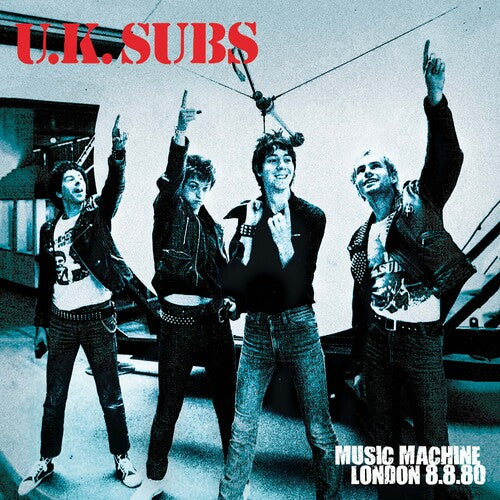 UK SUBS 'MUSIC MACHINE LONDON 8/8/80' LP (Blue Vinyl)