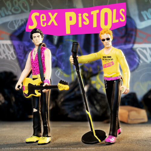 SEX PISTOLS REACTION WAVE 2 - SID VICIOUS & JOHNNY ROTTEN (NEVER MIND THE BOLLOCKS) ACTION FIGURE SET SEX PISTOLS REACTION WAVE 2 - SID VICIOUS & JOHNNY ROTTEN (NEVER MIND THE BOLLOCKS) ACTION FIGURE SET