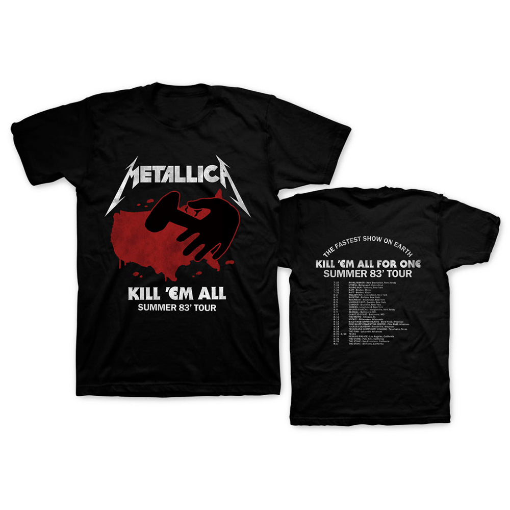 METALLICA 'KILL ‘EM ALL' TOUR T-SHIRT