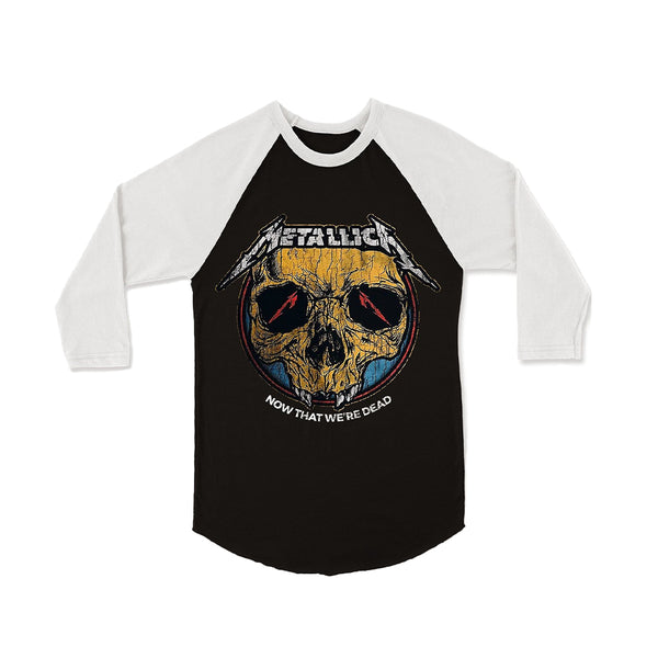 Metallica Now That We're Dead Raglan Sleeve Shirt - Small