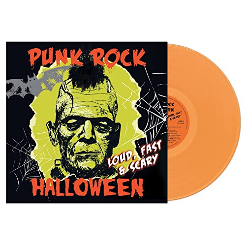 PUNK ROCK HALLOWEEN - LOUD, FAST & SCARY! LP (Orange Vinyl, Featuring Real Big Fish, The Adolescents, Anti-Nowhere League, 999, and more)
