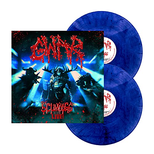 GWAR 'SCUMDOGS XXX LIVE' 2LP (Blue Marble Vinyl)