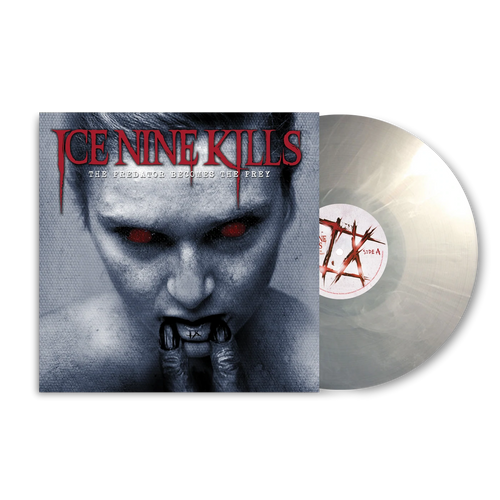 ICE NINE KILLS 'THE PREDATOR BECOMES THE PREY' LP (Clear/Smoky White Swirl Vinyl)