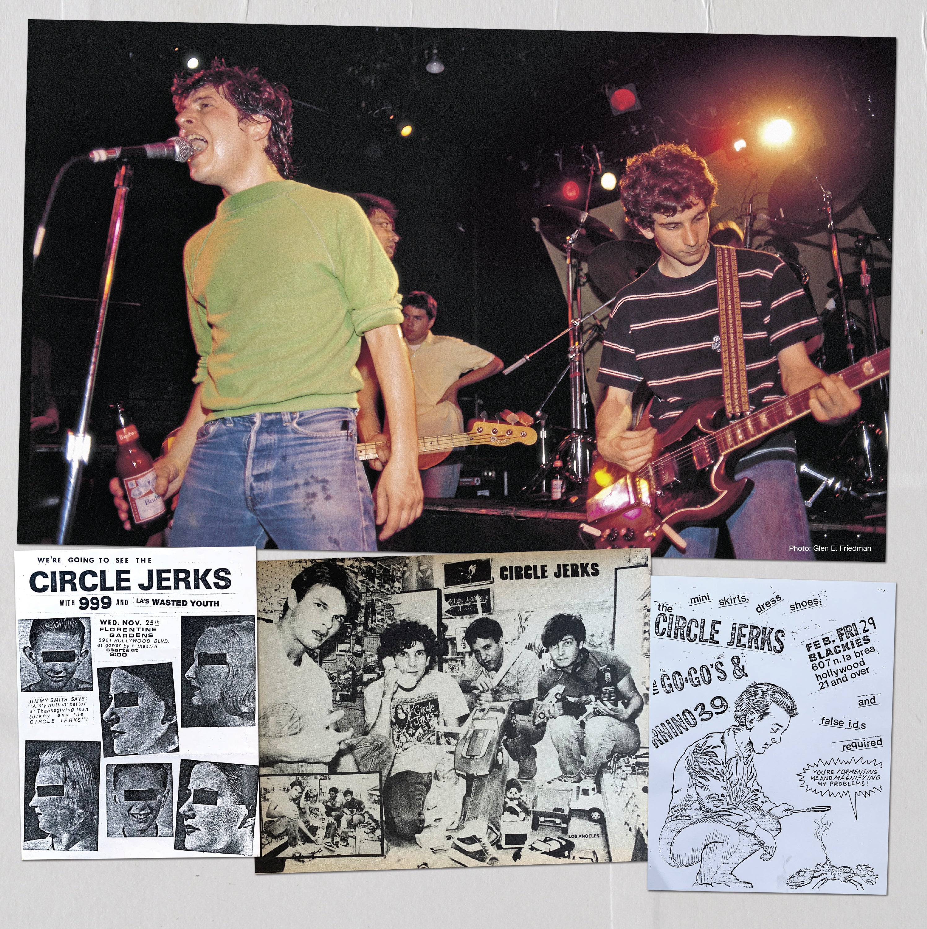 CIRCLE JERKS ‘WILD IN THE STREETS’ LP (Limited Edition – Only 1000 Made, 40th Anniversary, White & Pink Vinyl)