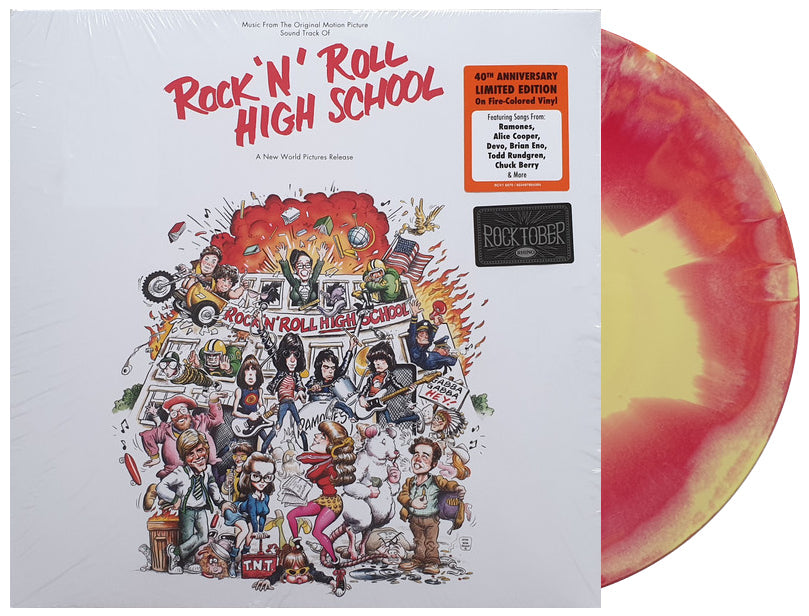 ROCK 'N' ROLL HIGH SCHOOL SOUNDTRACK LP (Orange, Yellow & Red Vinyl)