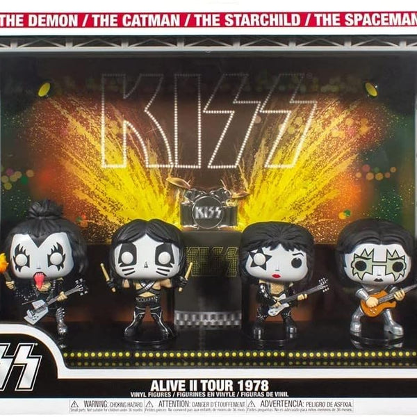 KISS ALIVE II 1978 TOUR FUNKO POP! MOMENT DELUXE VINYL FIGURES