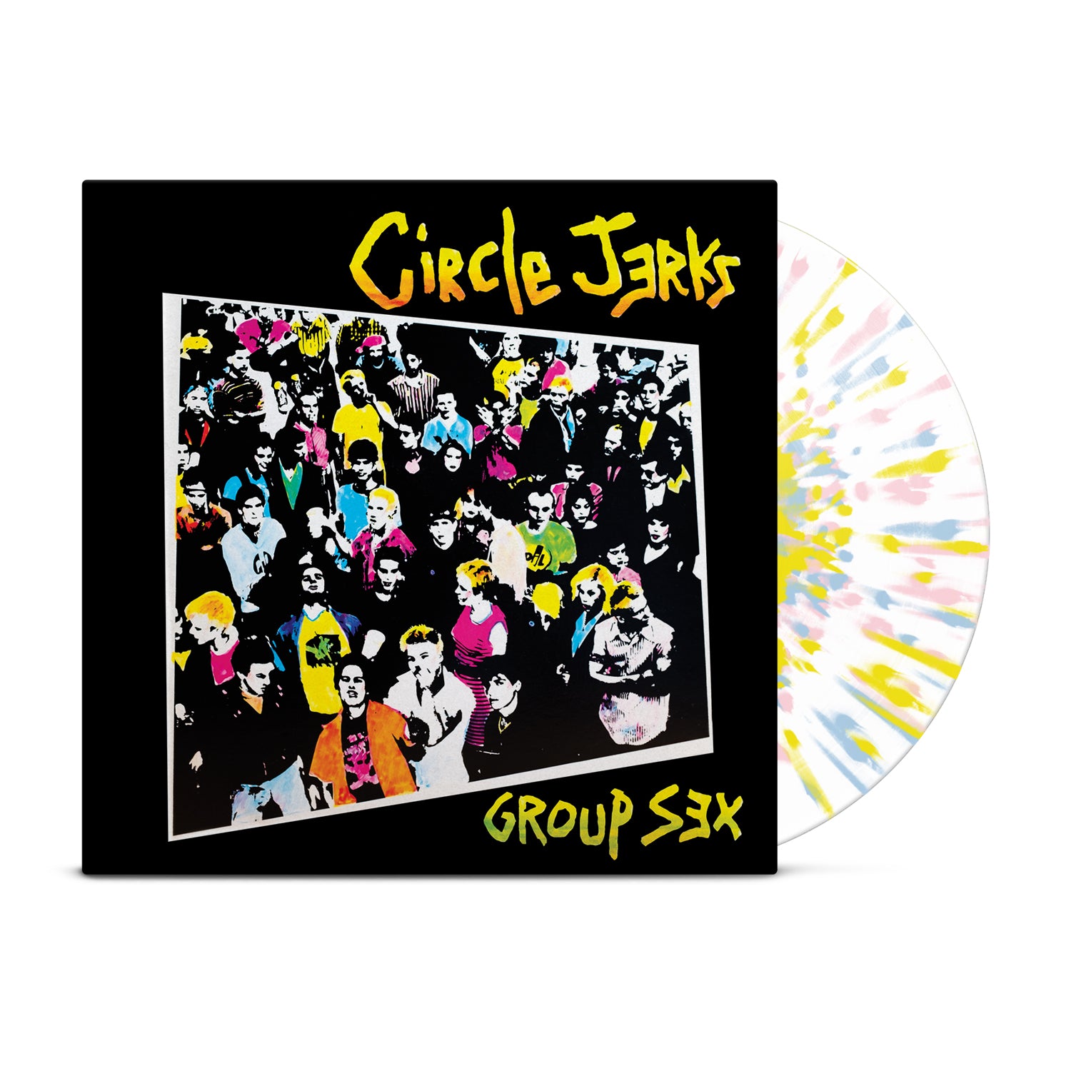 CIRCLE JERKS ‘GROUP SEX’ SPLATTER  LP